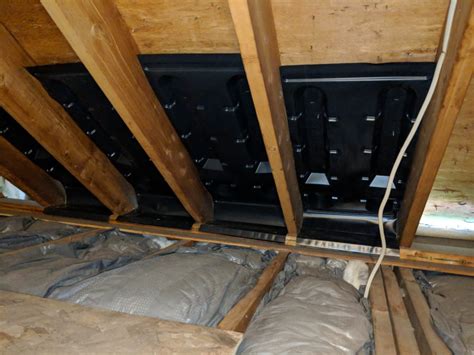 are attic baffles just installed at soffit venting